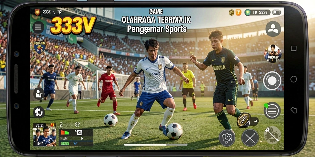 Tampilan seru gameplay olahraga di 333V dengan grafis mengesankan.