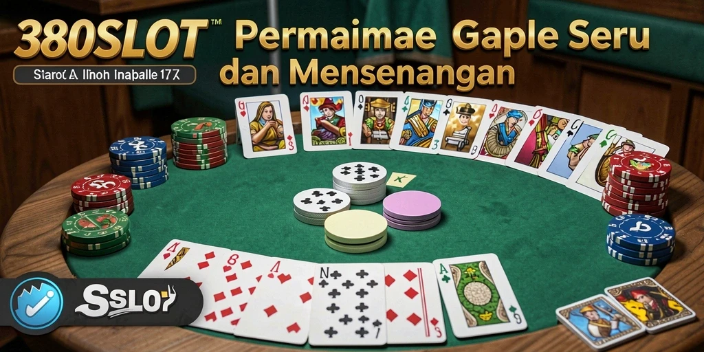 Screenshot gameplay Gaple yang seru dan interaktif.
