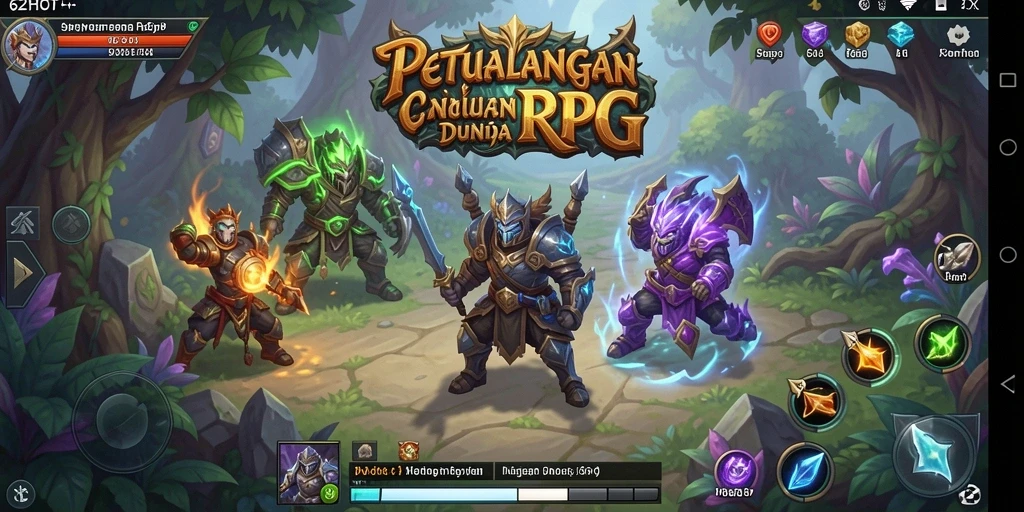 Gameplay RPG seru di 62HOT dengan petualangan epik.