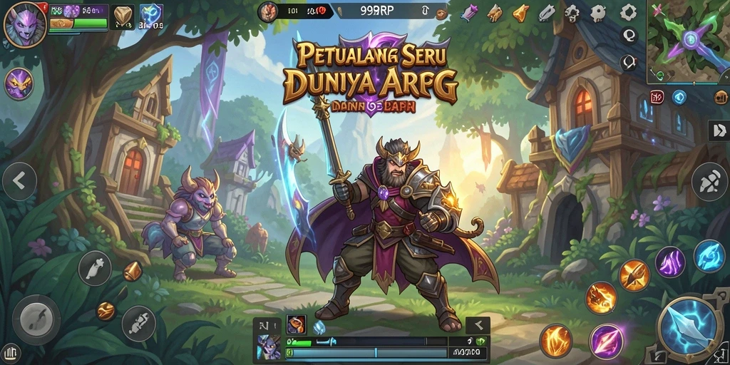 Tampilan gameplay ARPG yang mendebarkan dan grafis memukau.