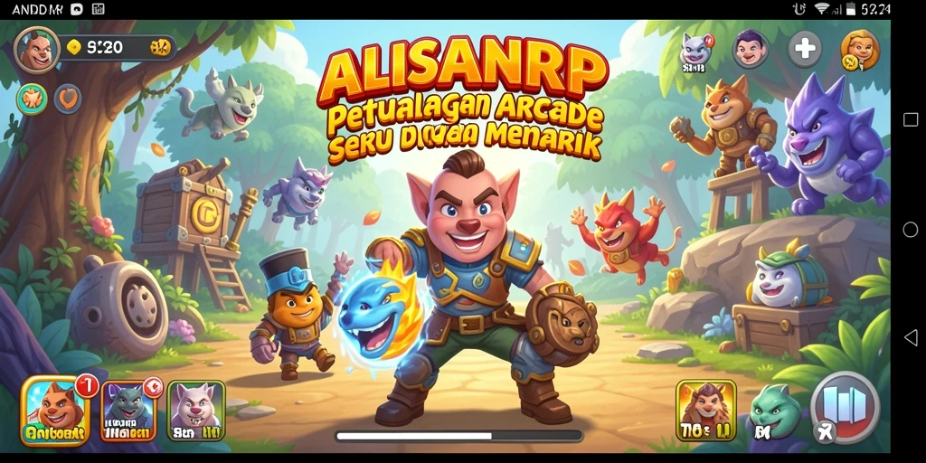 Tampilan gameplay ALISANRP yang penuh aksi dan tantangan.