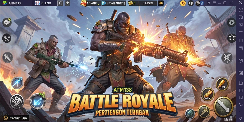 Gameplay seru dan kompetitif dari ATM138 dalam mode Battle Royale.