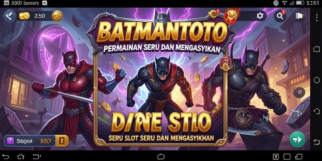 Tampilan gameplay Slot yang memukau di BATMANTOTO.