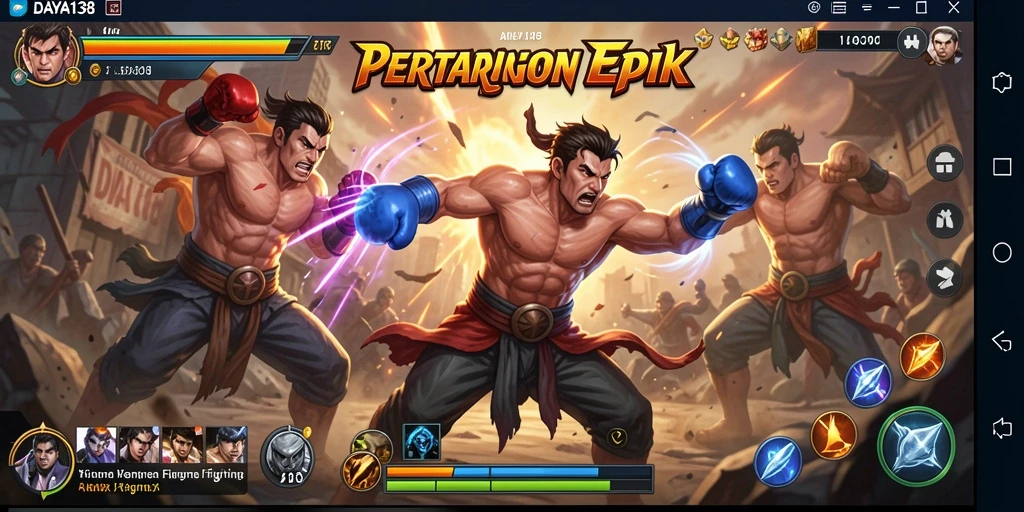 Gameplay Fighting yang seru dan mendebarkan di DAYA138.