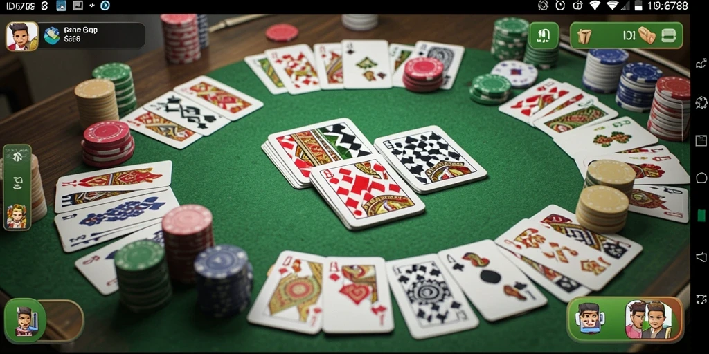 Tampilan seru gameplay Gaple di ID6788