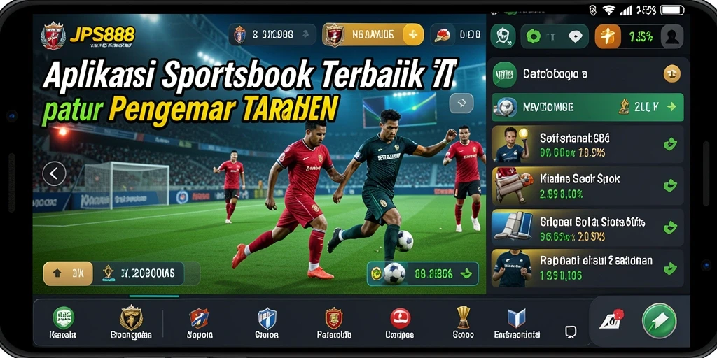 Tampilan gameplay menarik dari aplikasi Sportsbook JPS888.