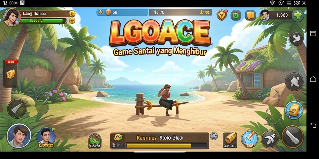 Screenshot gameplay LGOACE menampilkan keseruan dan interaksi pemain.
