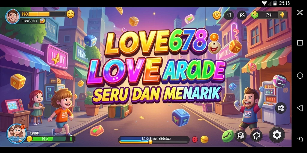 Screenshot gameplay LOVE678, menunjukkan aksi seru dan tantangan arcade.