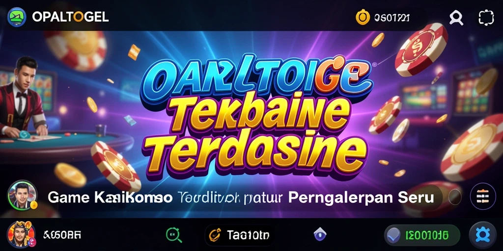 Tampilan gameplay seru OPALTOGEL di kasino virtual.