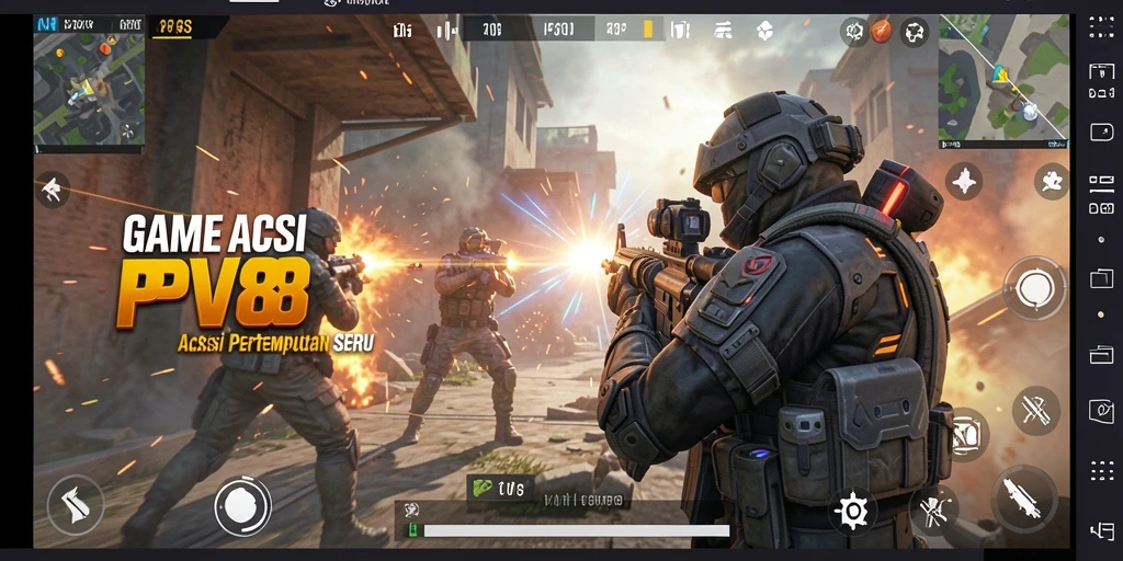 Tampilan gameplay seru dalam PPV88 dengan aksi pertempuran mendebarkan.