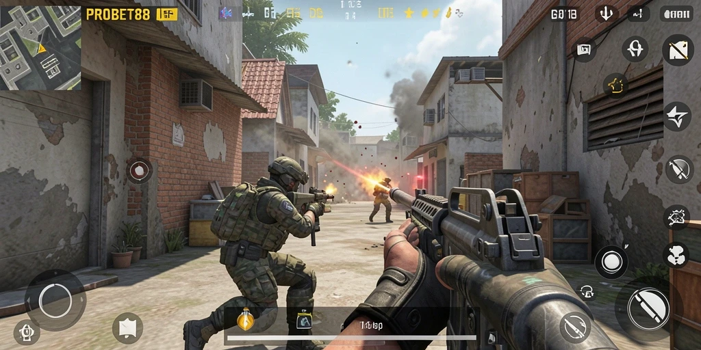 Gameplay action seru dalam PROBET88 dengan grafis menawan.