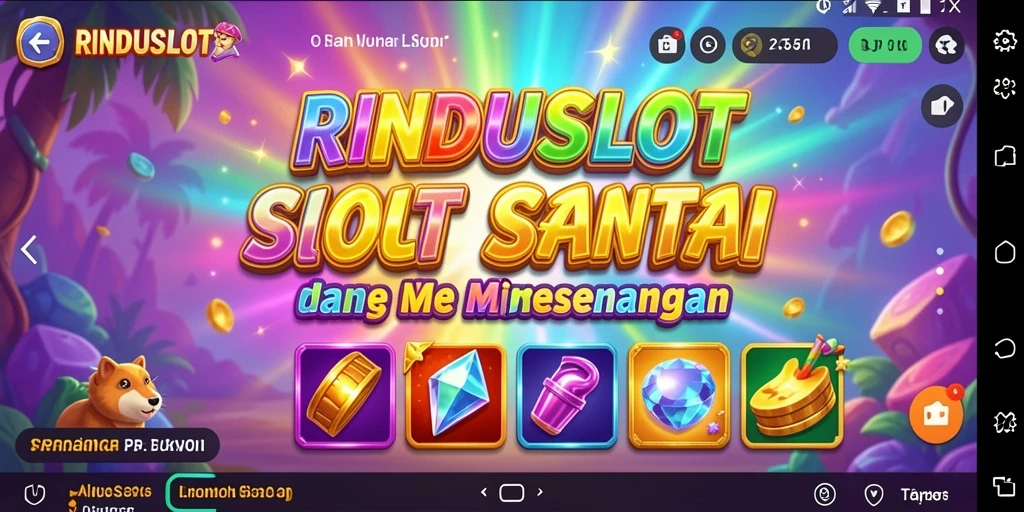 Gameplay RINDUSLOT yang menarik dan penuh warna.