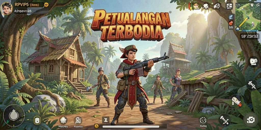 Tampilan gameplay RPVIP5 yang penuh petualangan Open World.
