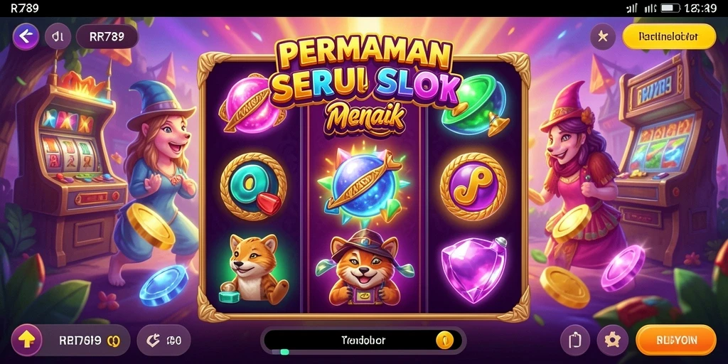 Tampilan gameplay menarik RR789 dengan efek visual yang memukau.