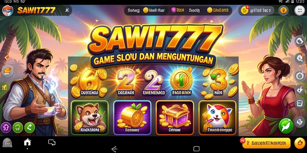 Gameplay menegangkan dari SAWIT777 dengan berbagai tema slot.