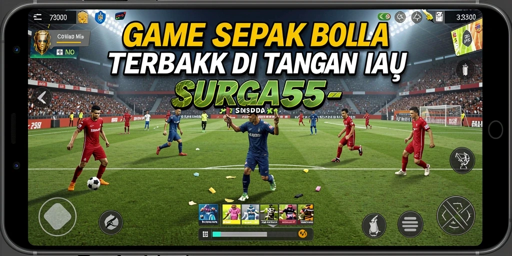 Tangkap momen seru di lapangan sepak bola dengan SURGA55.
