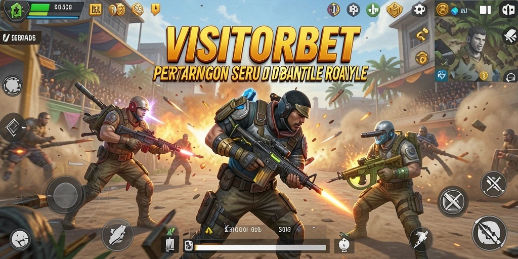 Gameplay seru di VISITORBET dengan aksi Battle Royale yang mendebarkan.